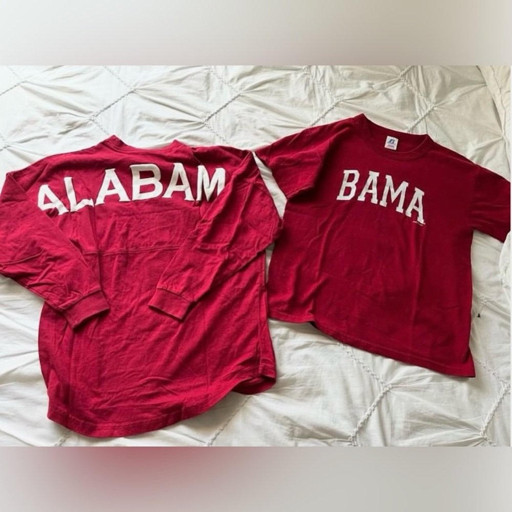 Alabama Crimson Red T-Shirts + Ping Pong Balls